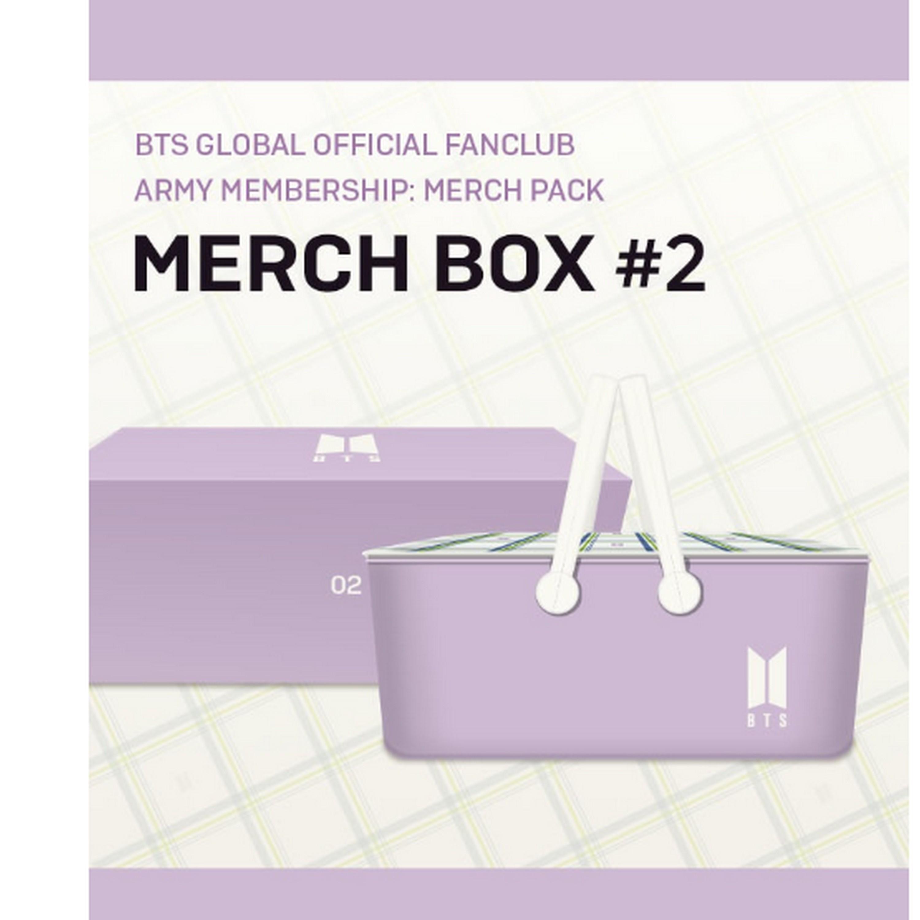BTS Global Official Fanclub ARMY Membership Merch Box #2 - Etsy Israel