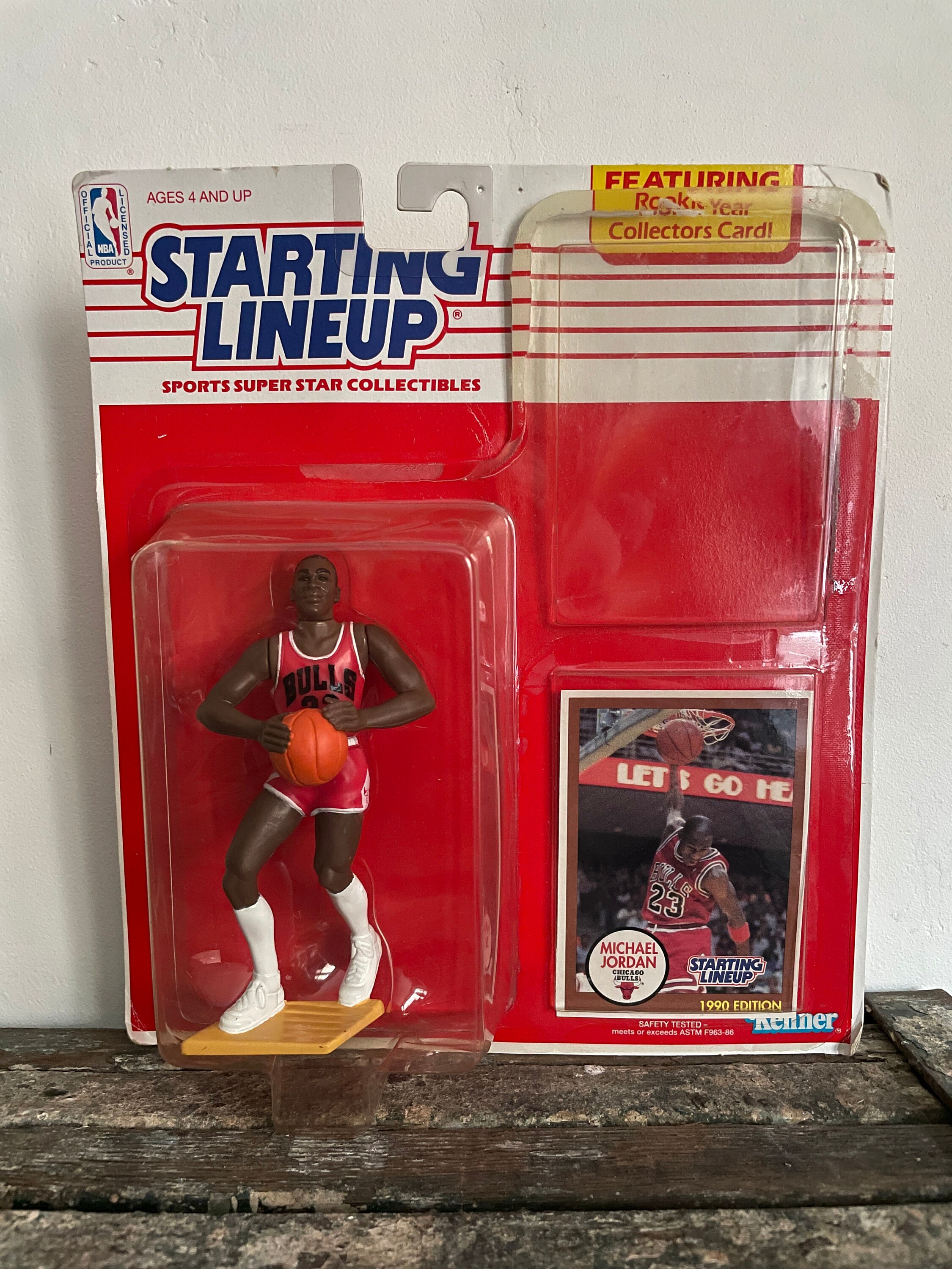 Vintage Rare Kenner Starting Lineup 1990 Chicago Bulls Michael