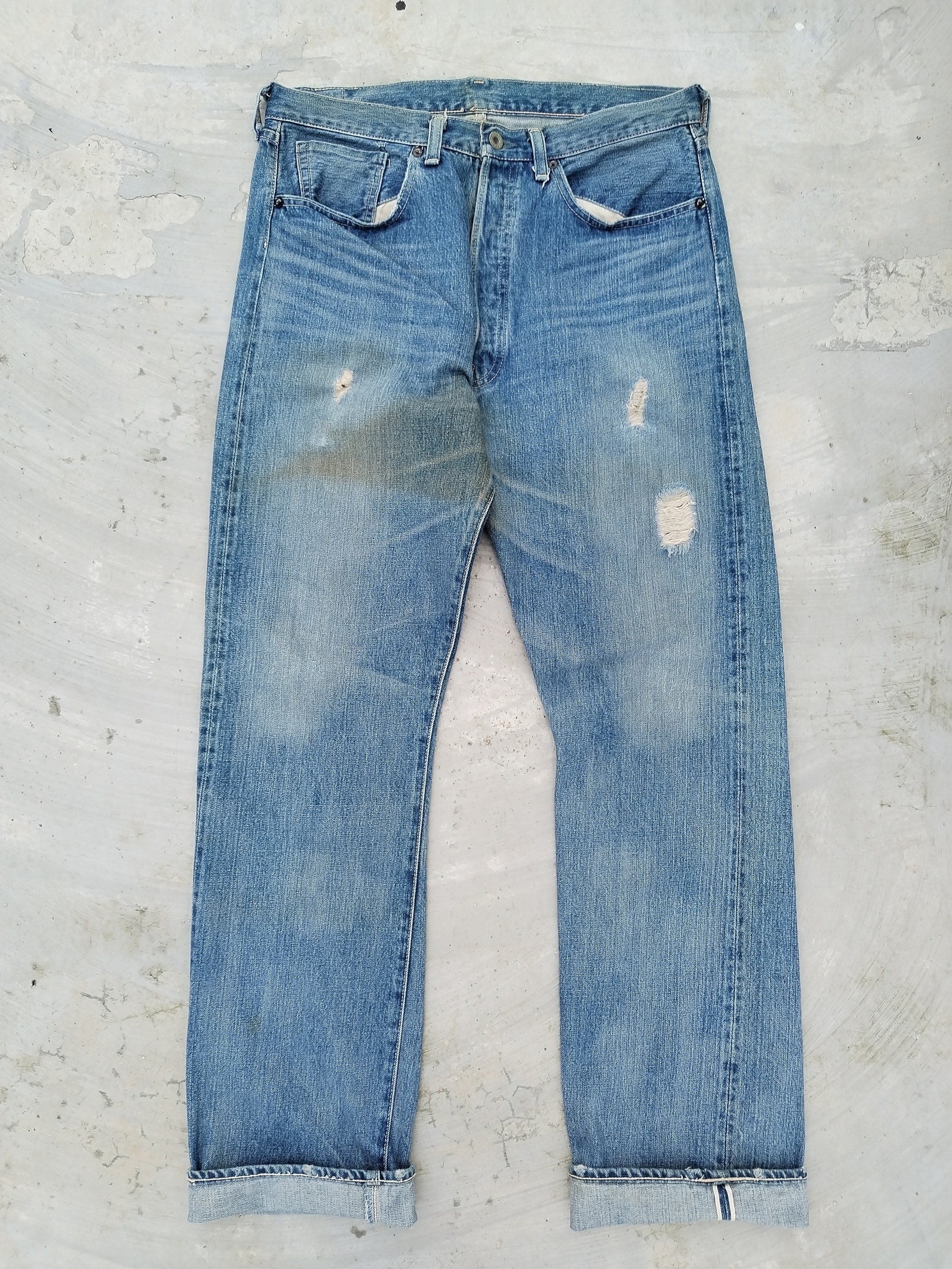 W34 Levis LVC 501XX 1944 WW2 Japan Selvedge Denim - Etsy