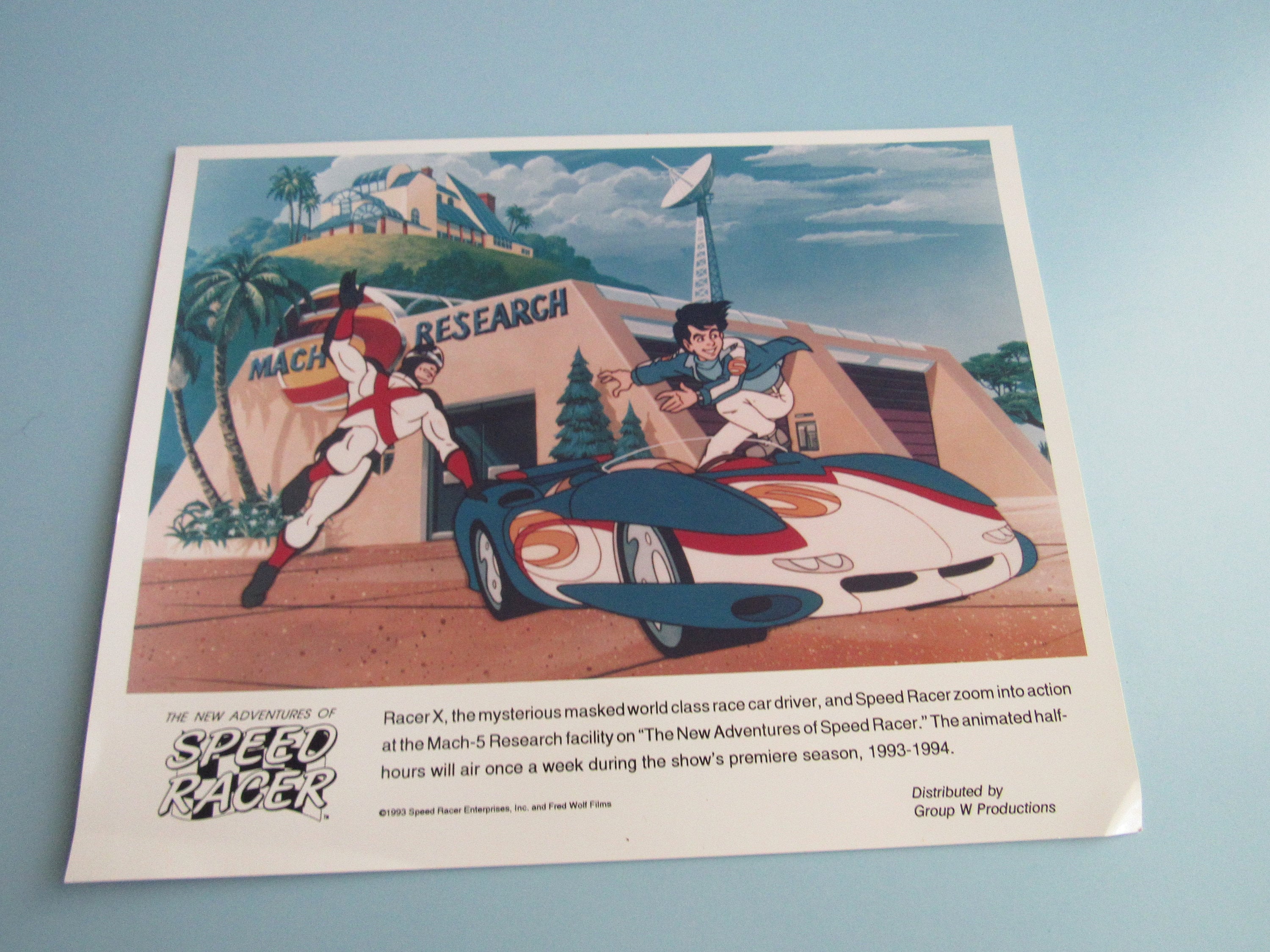 Vintage the New Adventures of Speed Racer Promotional Picture 1993