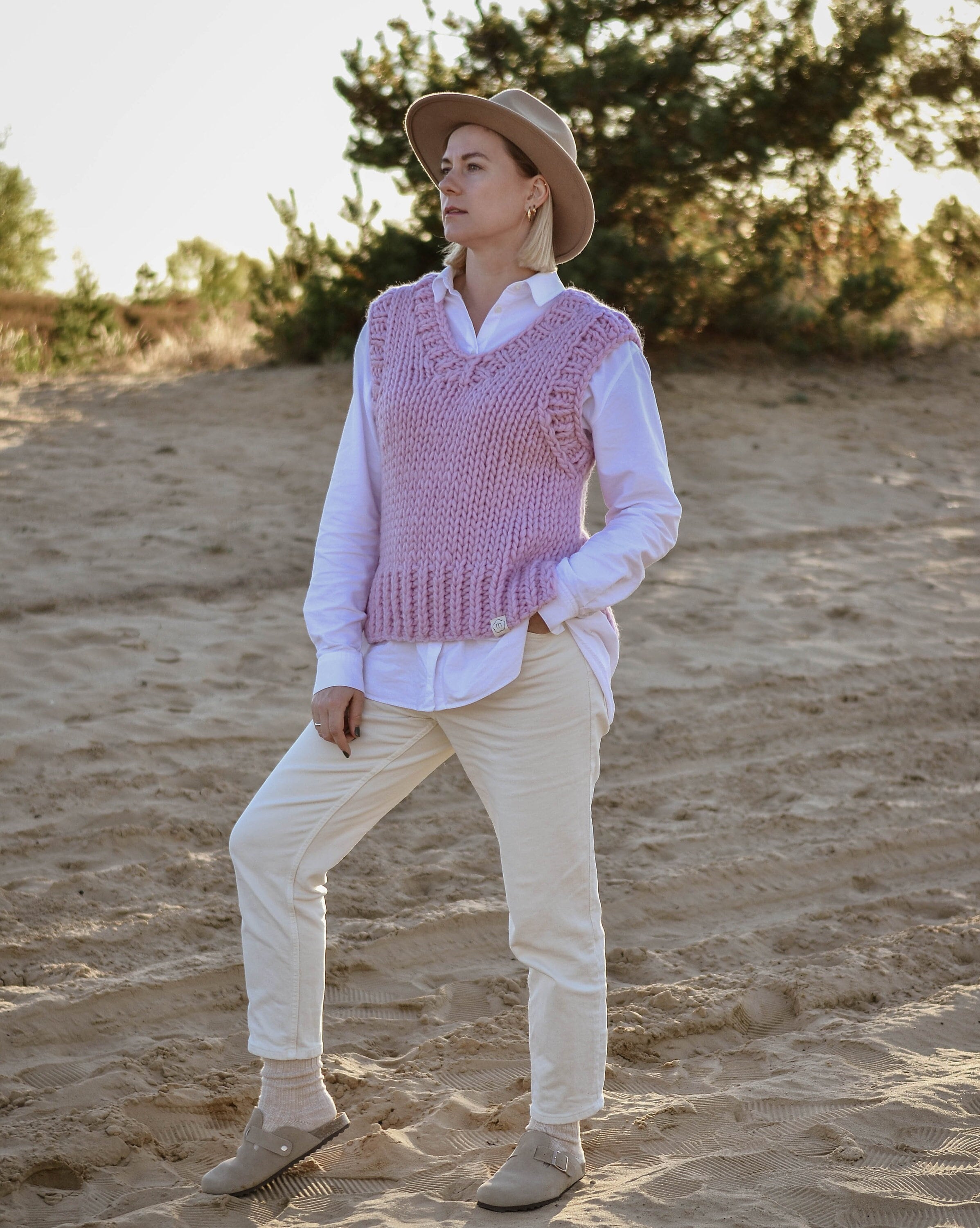 トップス Olde H & Daughter DS KNIT VEST トップス Olde H&Daughter