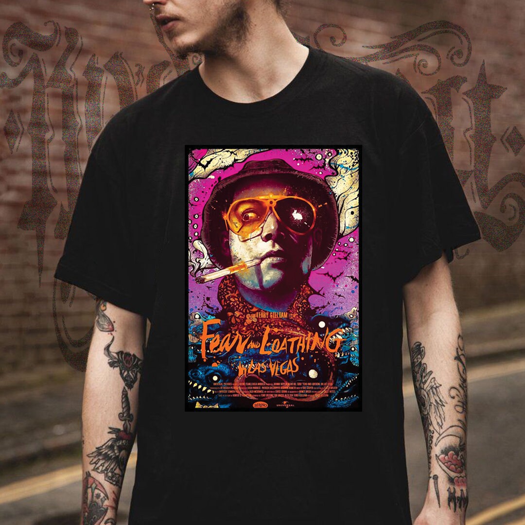 Fear and Loathing in Las Vegas T-shirt Dr. Gonzo Raul Duke Retro