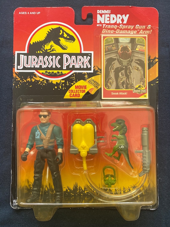 ヴィンテージ 1993 ケナー ジュラシック パーク デニス ネドリー 恐竜