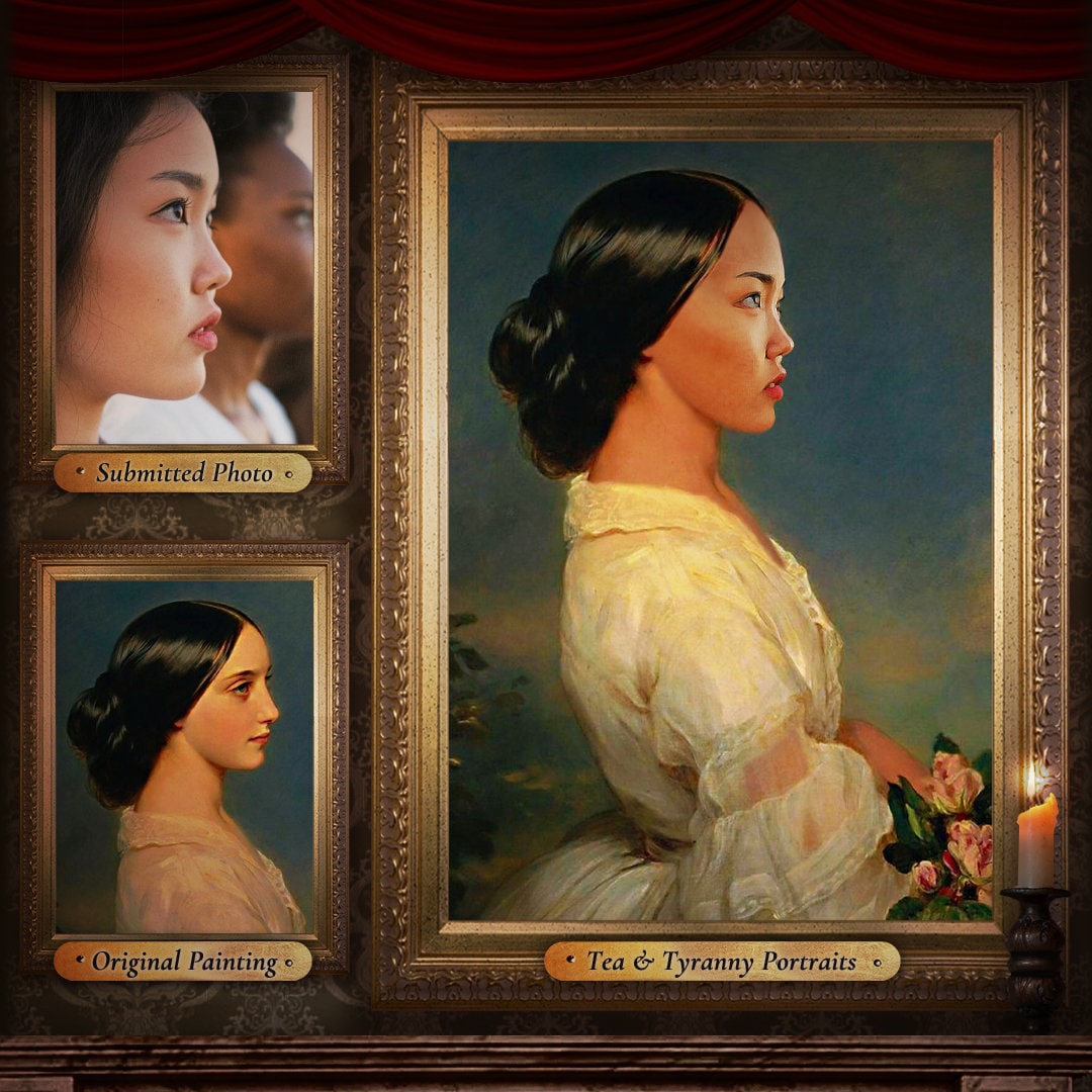 カスタム歴史肖像画：ルネッサンス風の威厳あるスタイル（デジタル