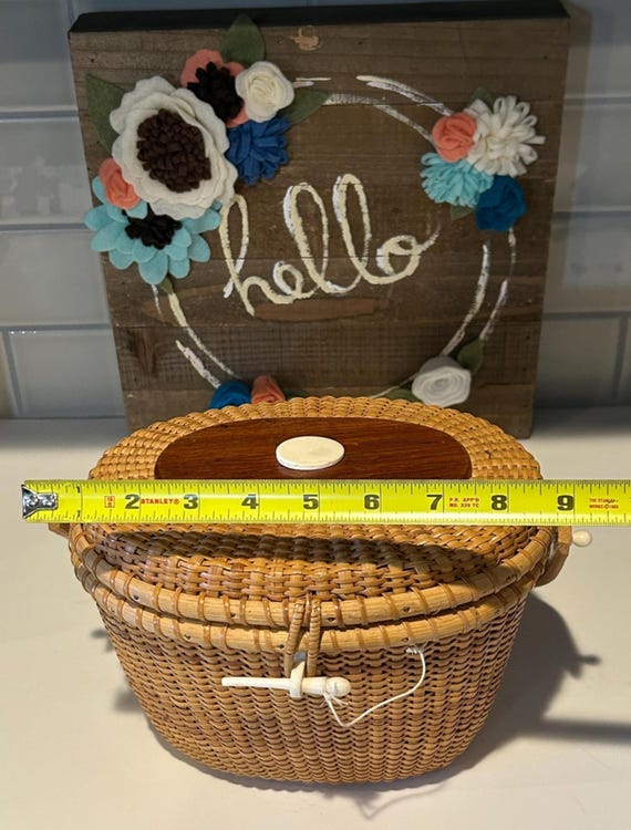 ヴィンテージ ナンタケット バスケット ハンドバッグ：コレクターズ