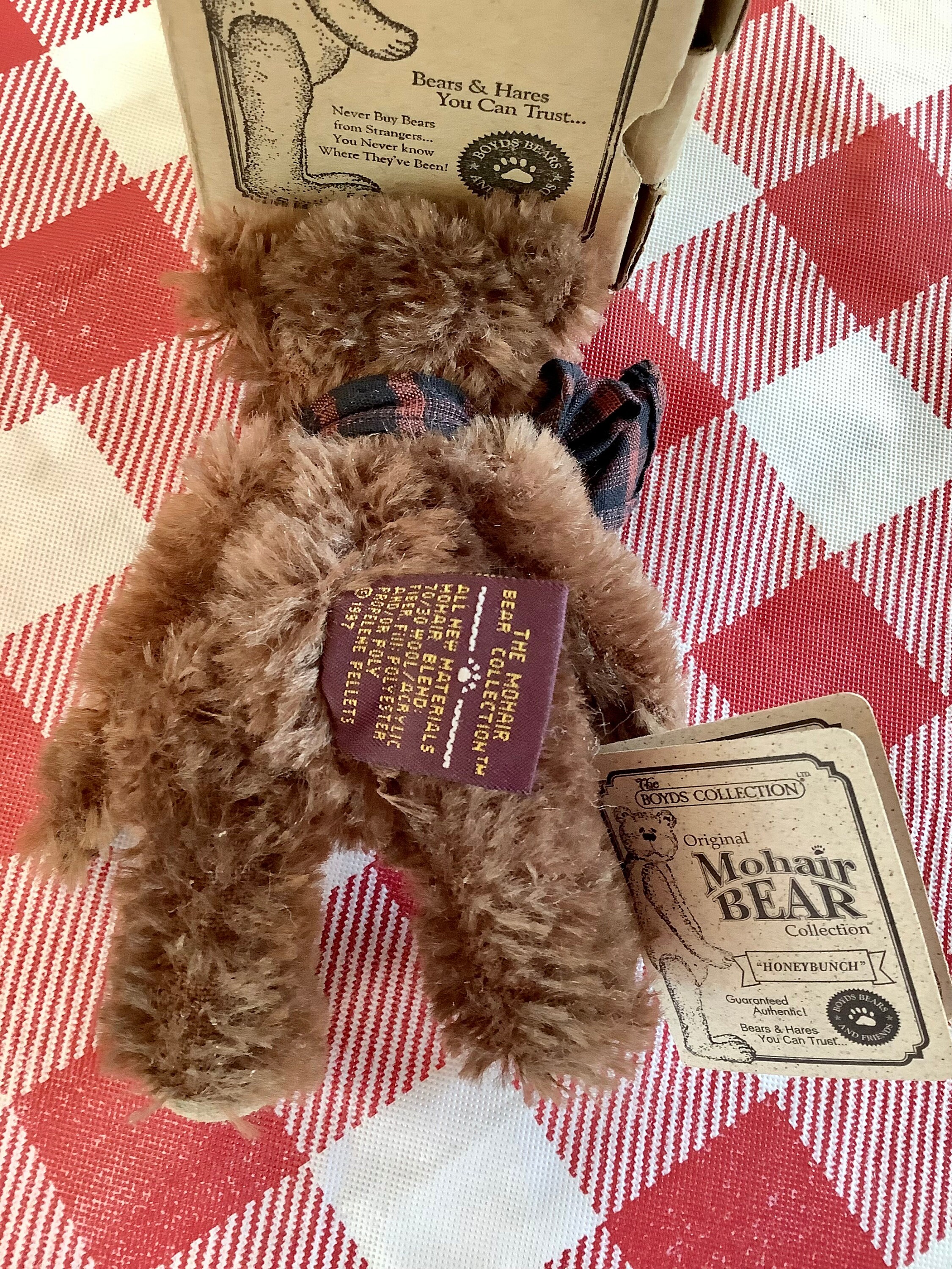 Boyds Mohair Bear: Honey Bunch Limited Edition, 1997 Collectible