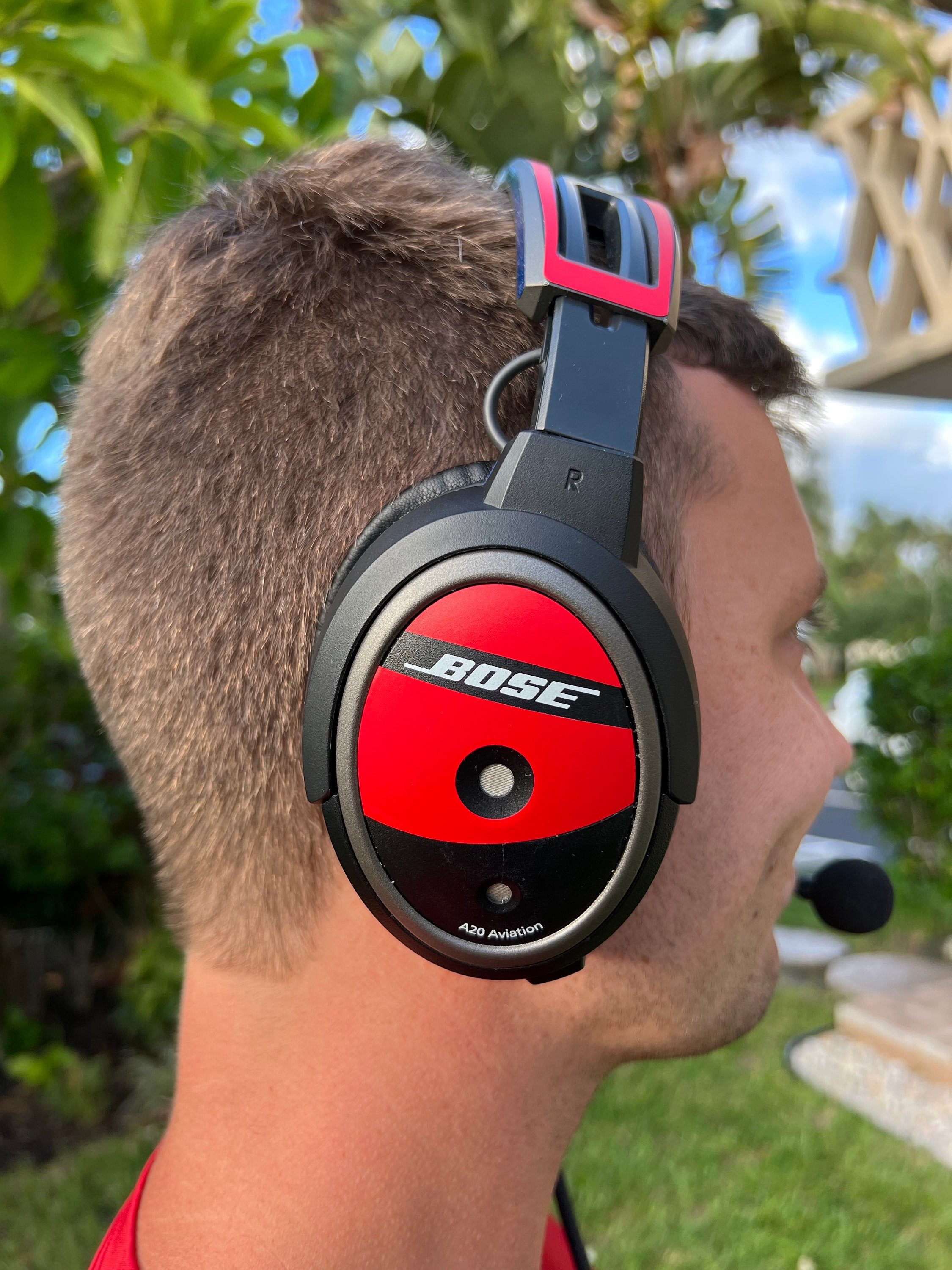 Bose A-20 Aviation Headset Graphics STYLE 4 | Color Block Bose A