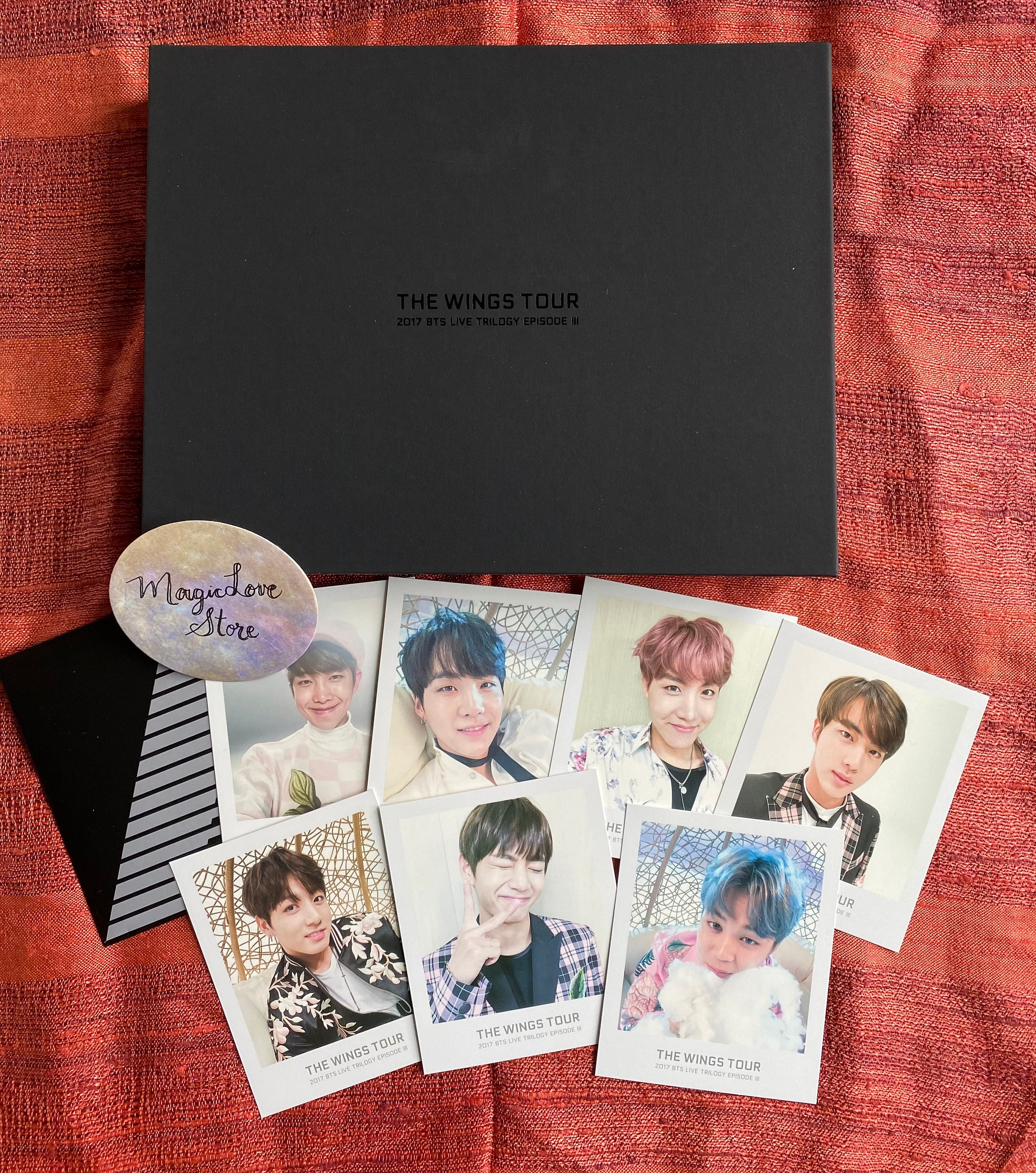 BTS Official Wings Tour Ticket Holder Binder / Photocard - Choose