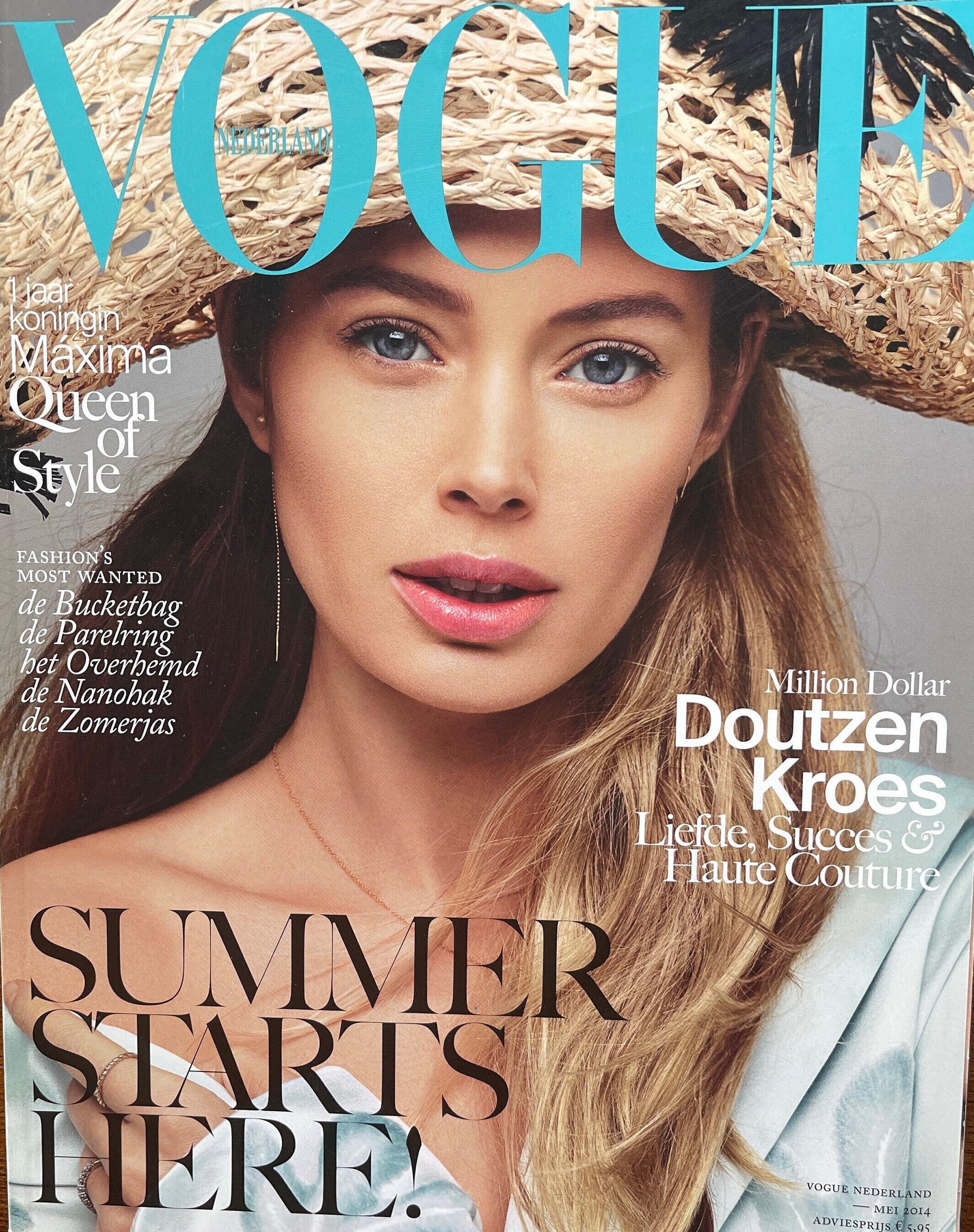 Own a Piece of Vogue History -magazine Vogue Netherlands Doutzen