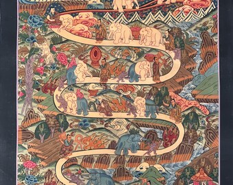 チベット絵画、ニルヴァーナ、涅槃への道 カルチャー掘り起しサイト