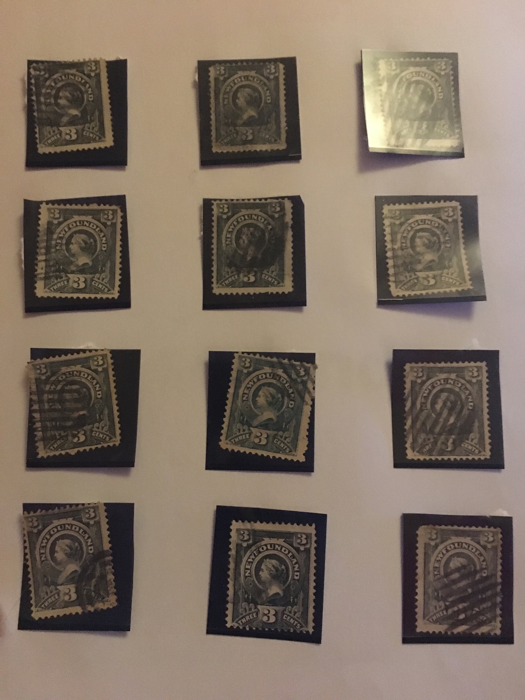 ニューファンドランド切手：使用済みヴィンテージ切手コレクション