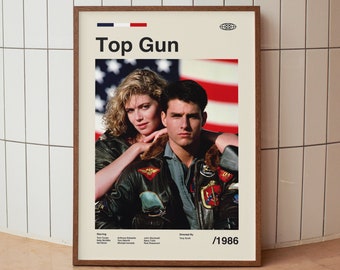 トップガン（1986）ポスター アメリカのアクションドラマ映画 装飾