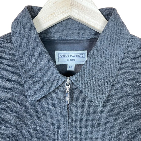 Vintage 90's Kansai Yamamoto Homme Light Zipper Jacket Japanese