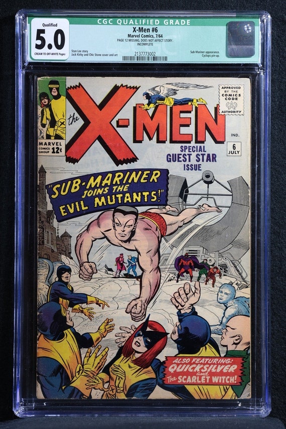 アメコミリーフ X-Men #24 1966年発行 CGC6.0 アメコミリーフ X-Men