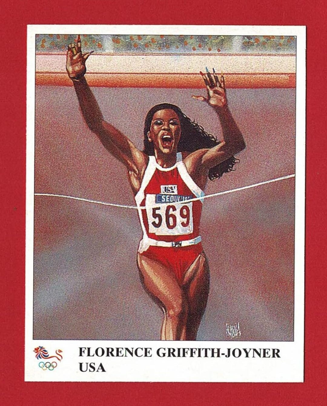 フローレンス・グリフィス・ジョイナー - 陸上競技トレードカード