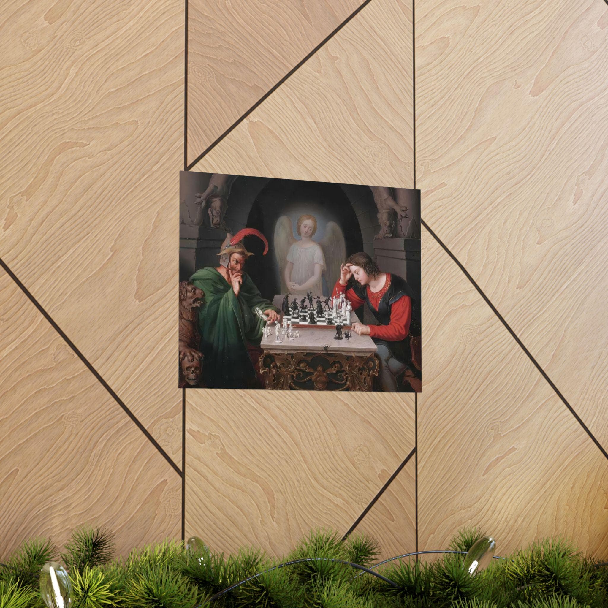 Checkmate (the Chess Players) Fine Art Print by Friedrich August