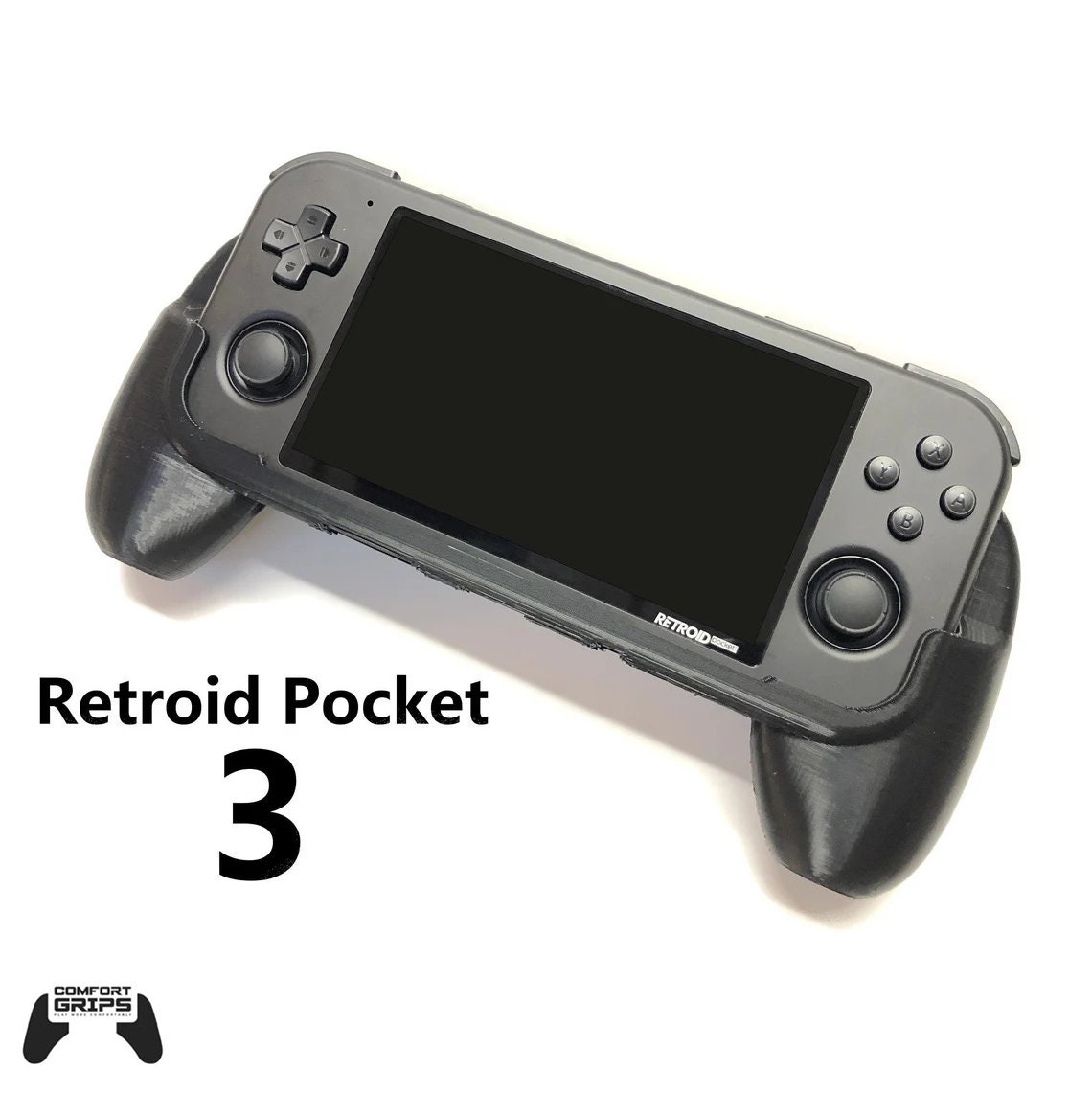 Retroid Pocket 3/3+ Comfort Grip Case! - 3D Printed - Multiple