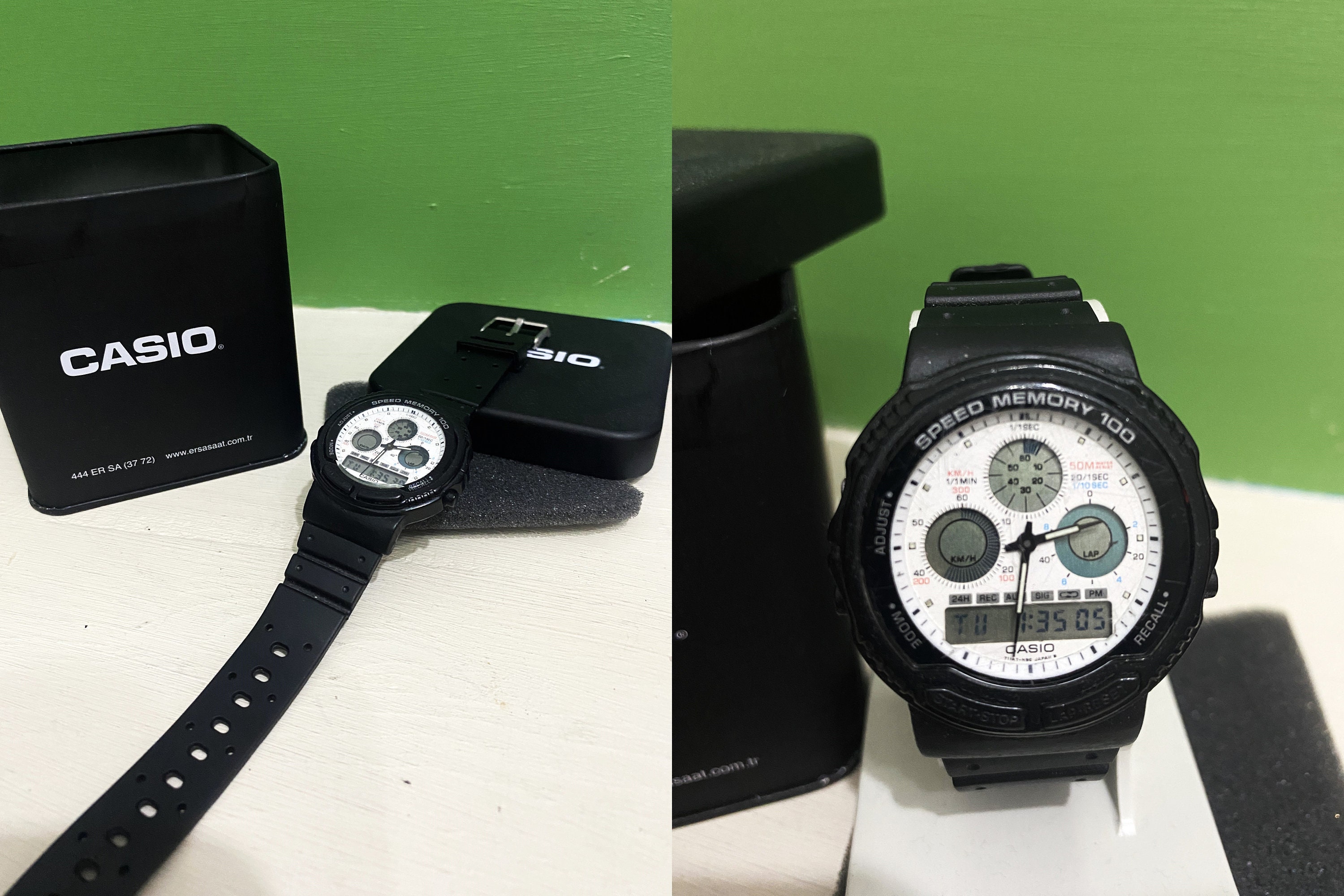 ヴィンテージ カシオ Aw-20/モジュール384 スピードメモリ100 メンズ