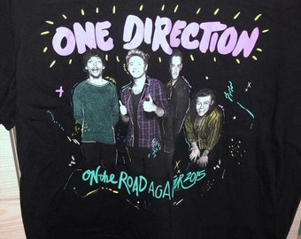 1D on the Road Again Tour 2015 Merch T-shirt, Vintage 1D Shirt