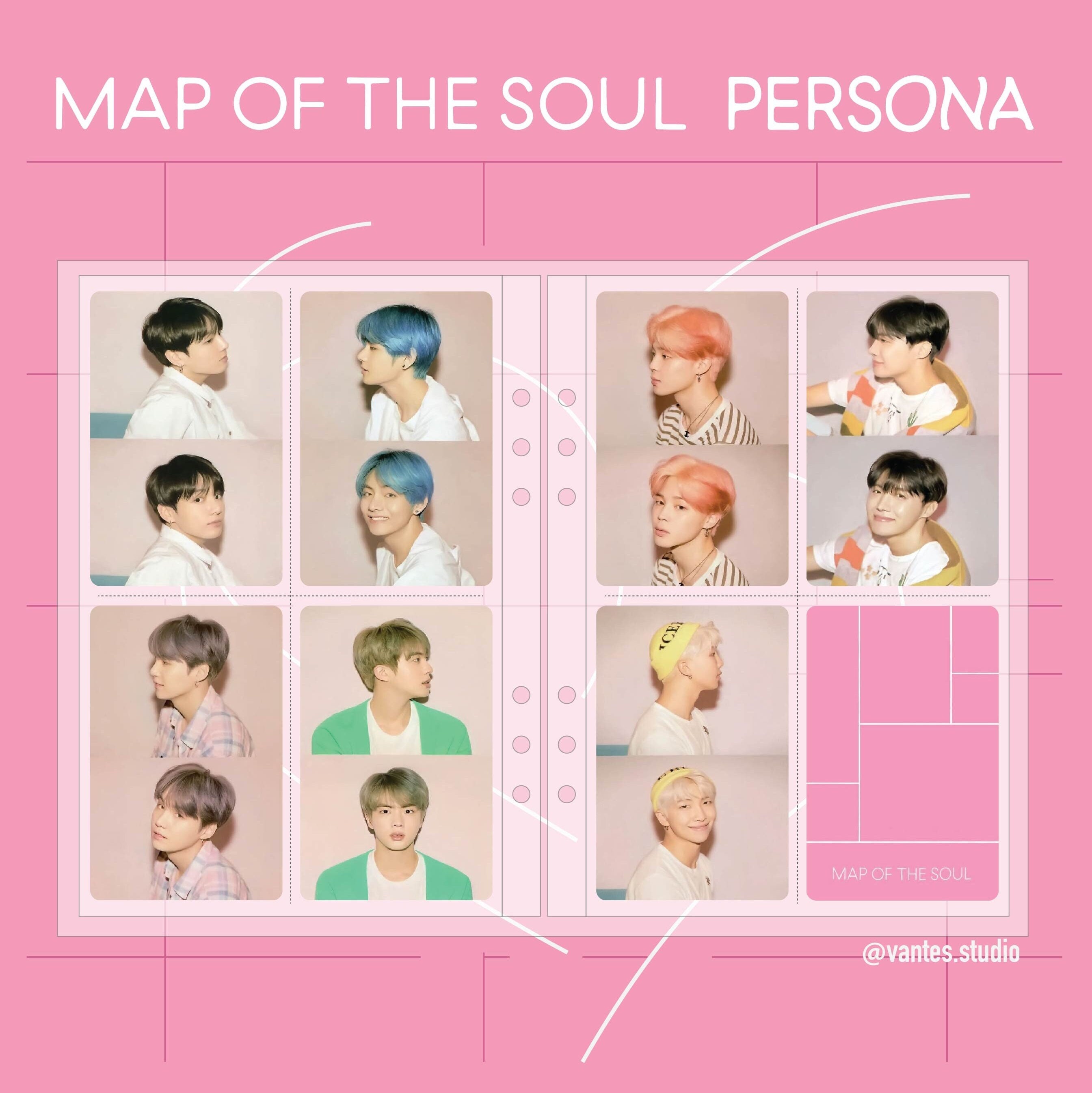 Bts Map of the Soul Persona Version 1 Photocard - Etsy