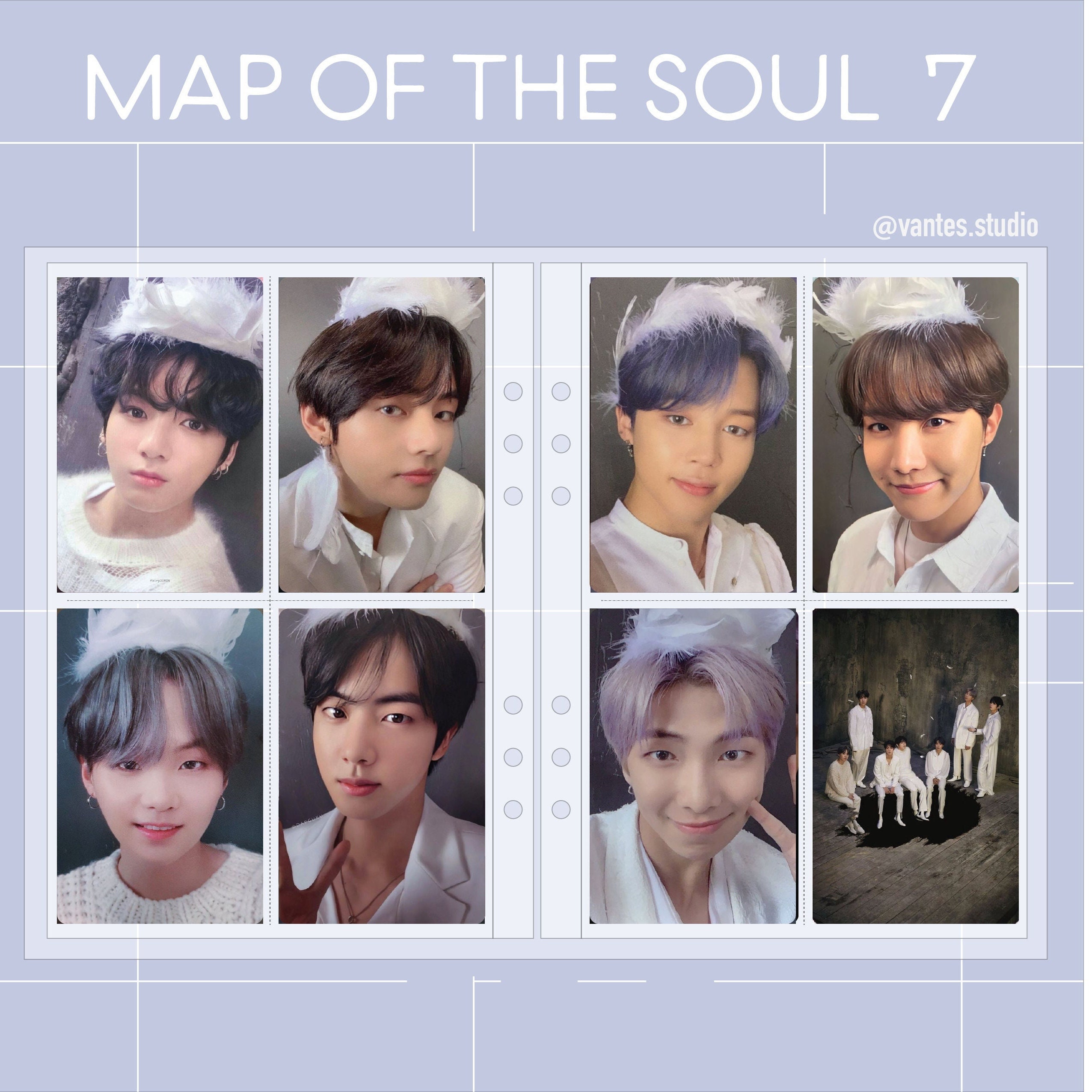 Bts Map of the Soul 7 Version 1 Photocard - Etsy Canada