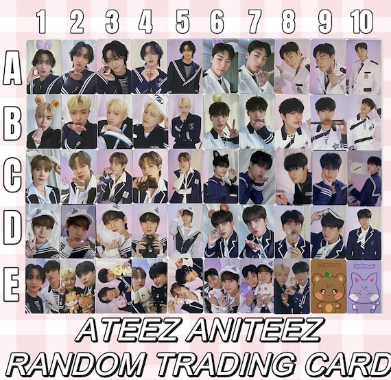 ATEEZ [official] Aniteez in Illusion Random Trading Card San