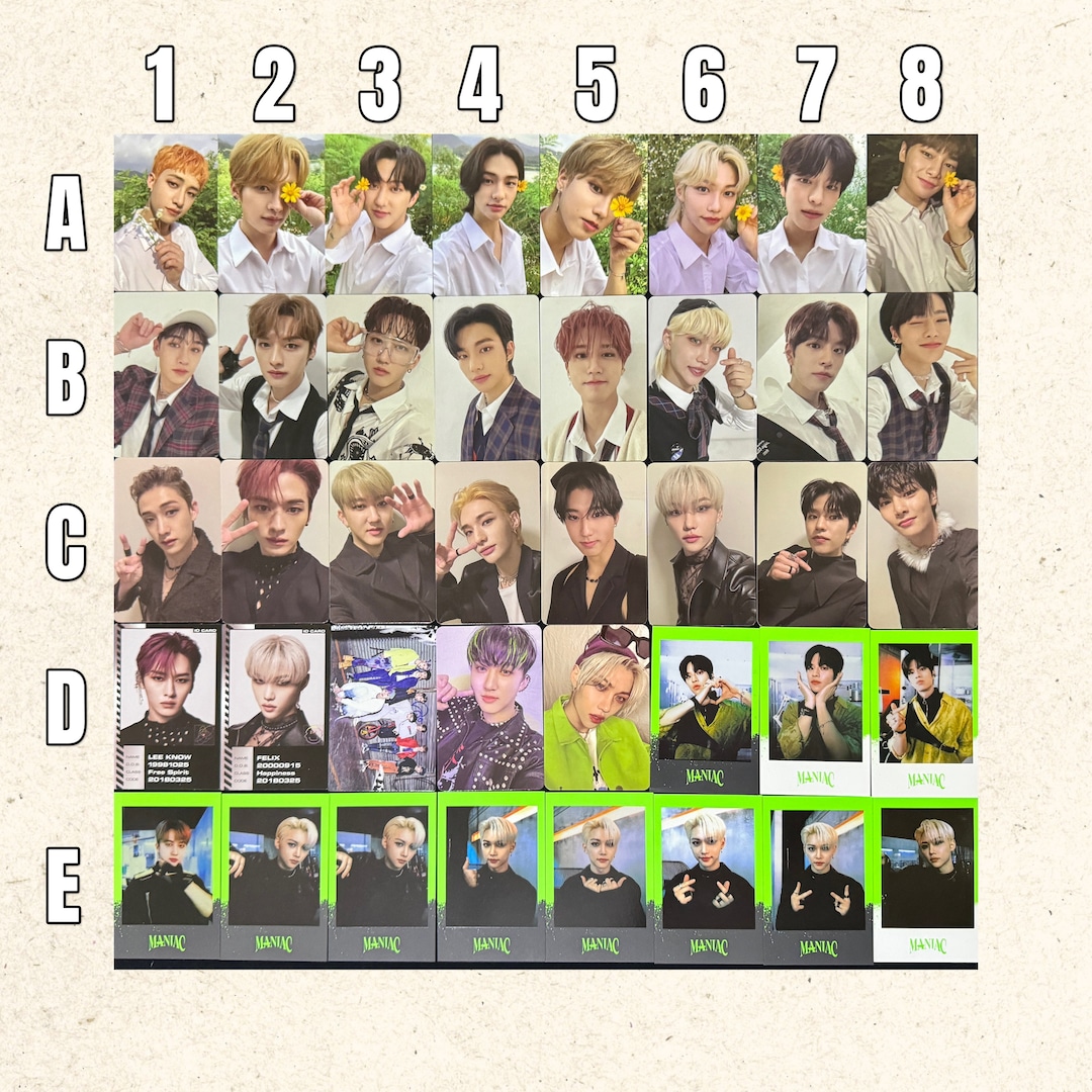 Stray Kids [official] Photocard Noeasy Oddinary Maniac SKZ