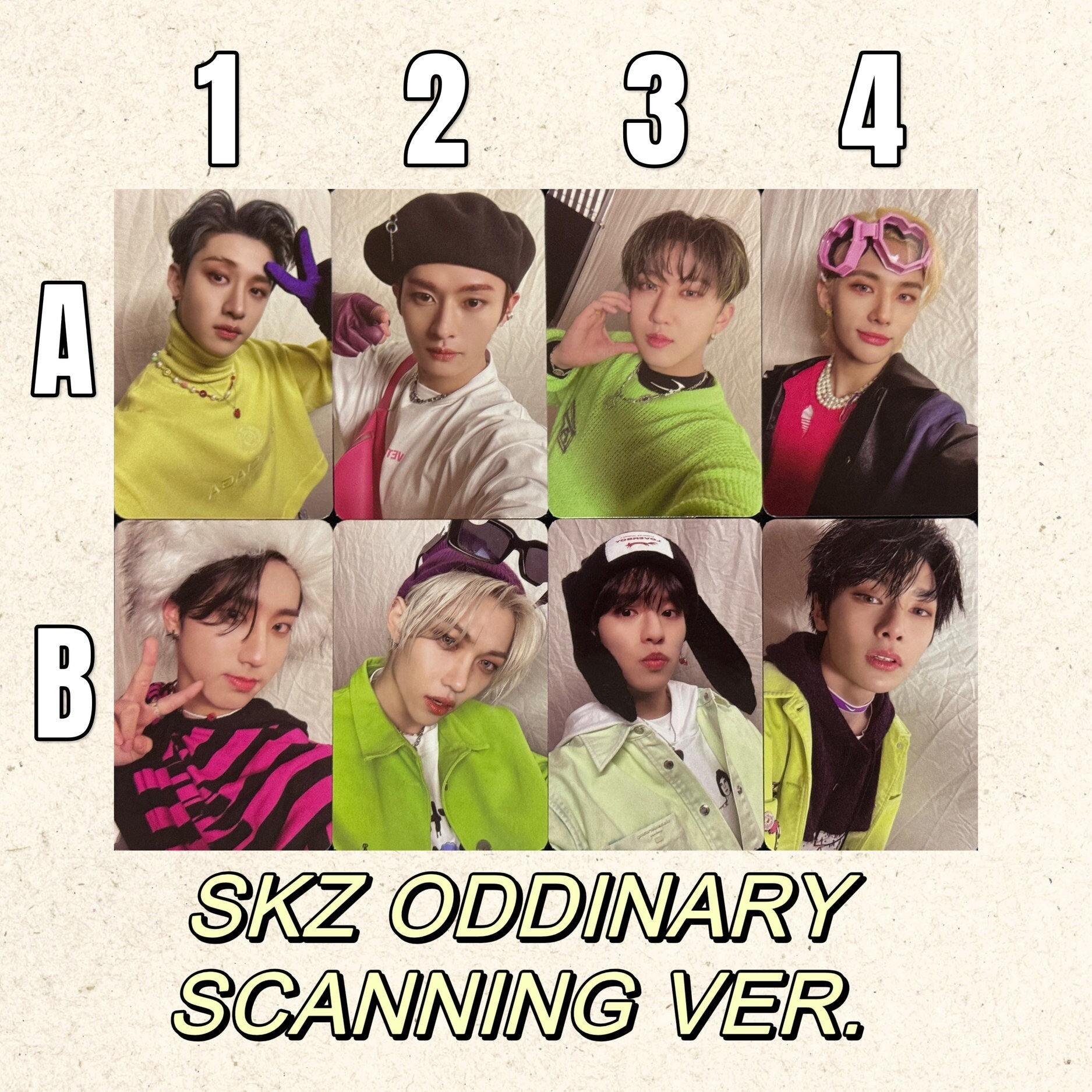 Stray Kids [official] Oddinary Scanning Ver Photocard SKZ Felix