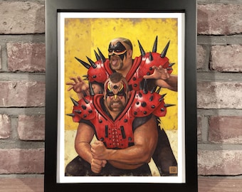 The Road Warriors Animal & Hawk W/ Pads LOD WWF Ljn Inspired XOX