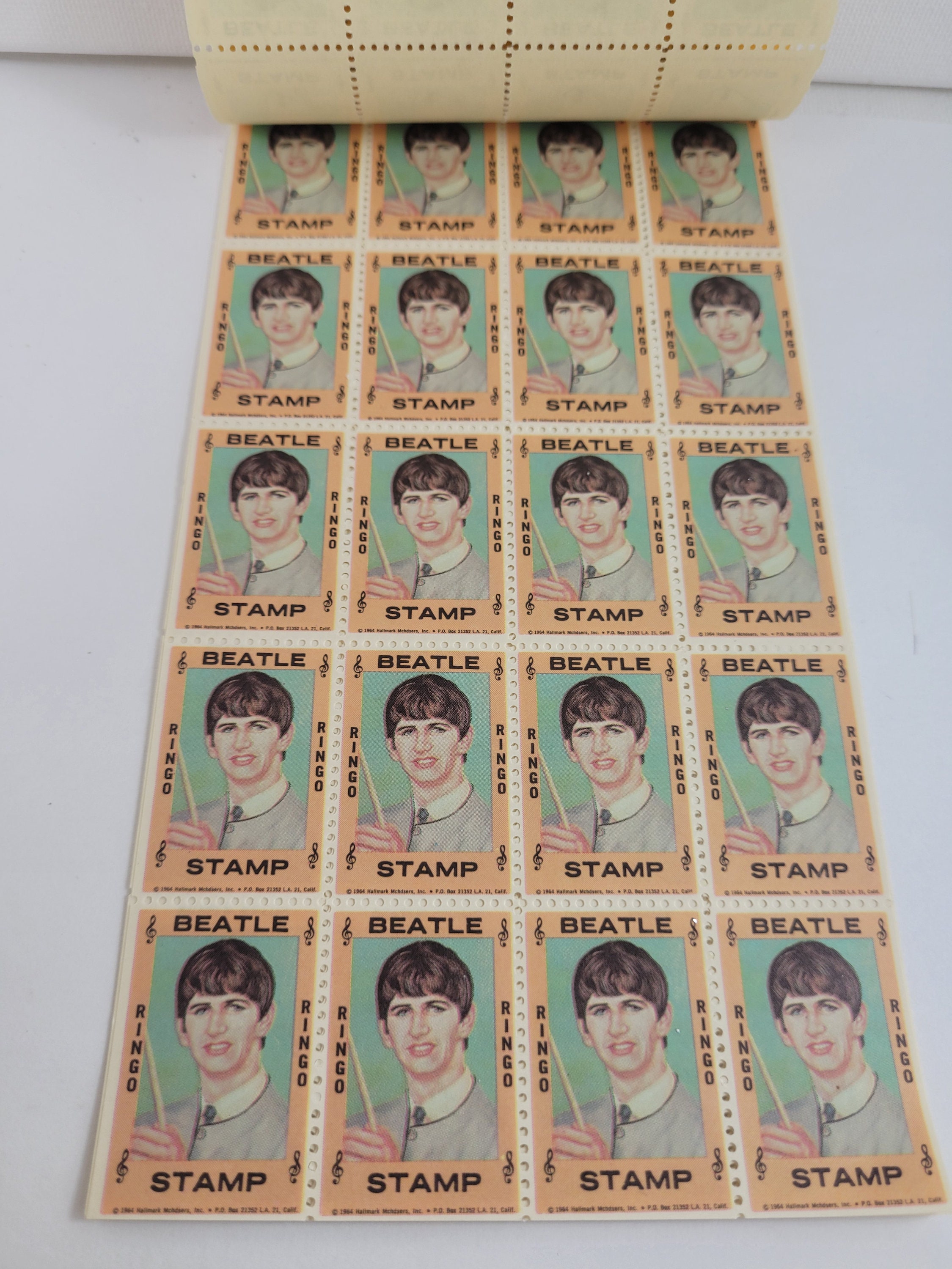 ビートルズ切手 希少 1964年 ビートルズ 切手100枚セット オリジナル