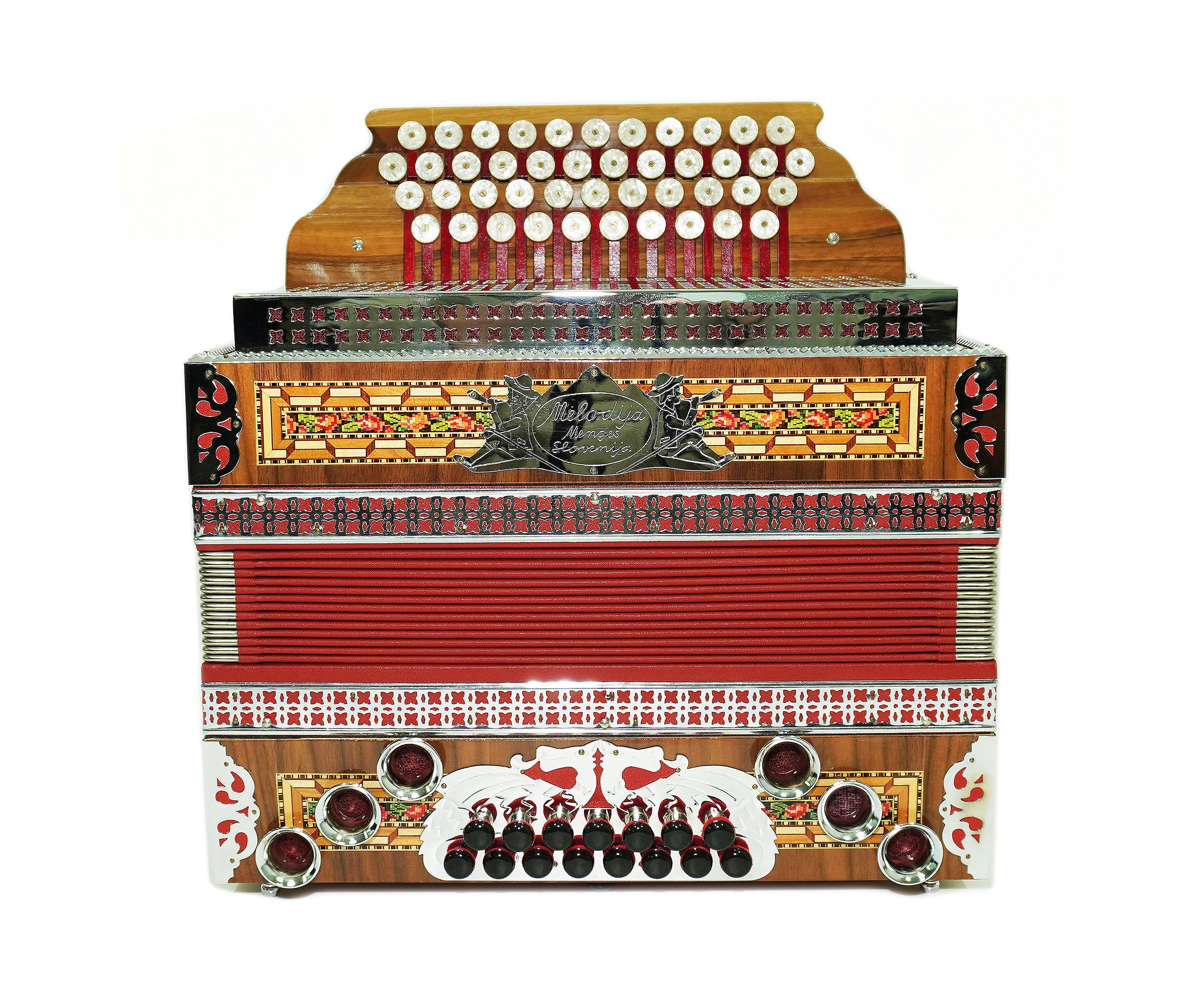 Close to New! Melodija Menges Slovenija Diatonic Harmonica Button