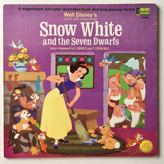 白雪姫と七人の小人 ストーリーと歌 LP ビニールレコードアルバム