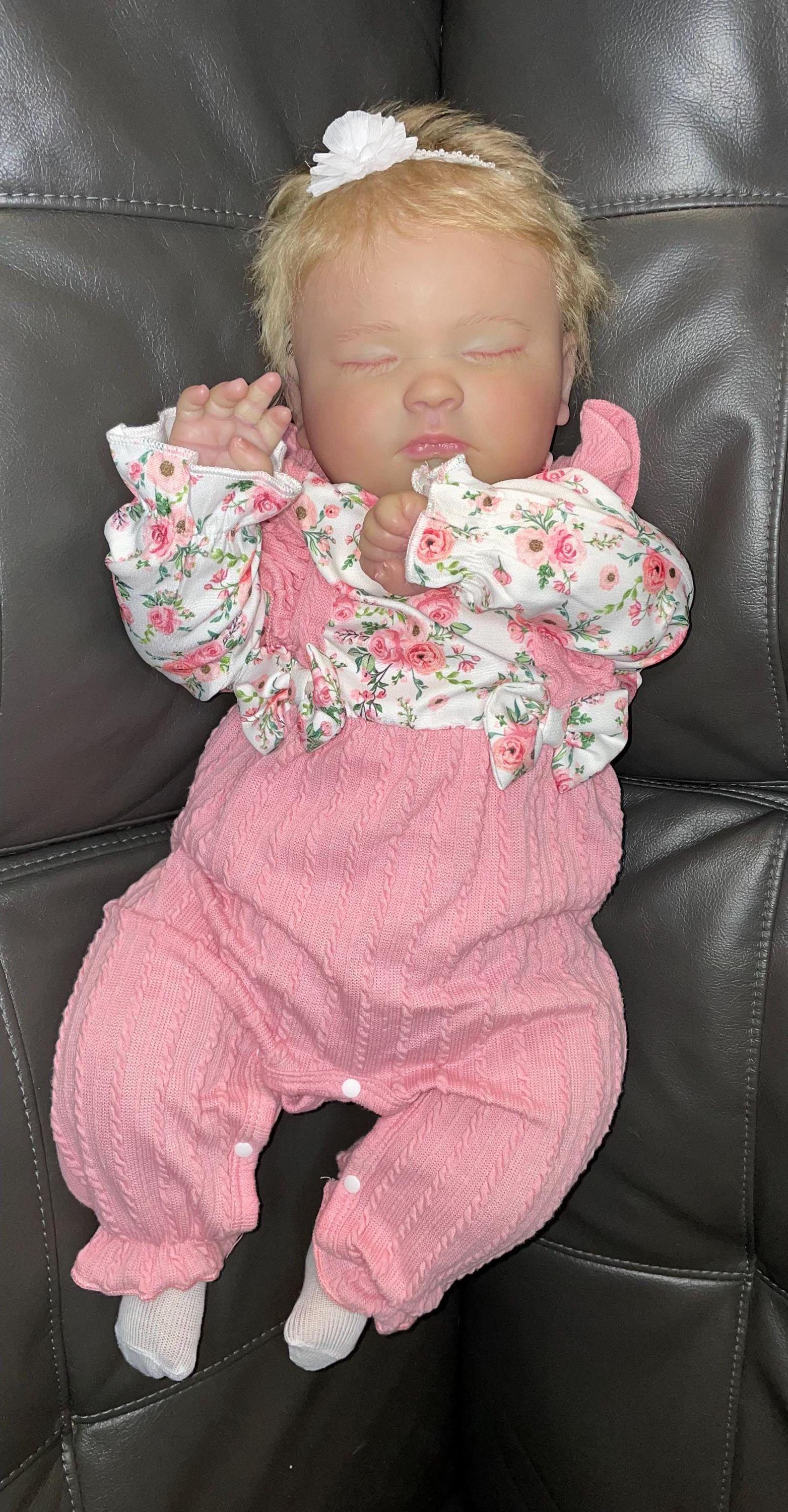 Reborn Baby JOSEPH ASLEEP by Jackie Joly, 23 Inches, 3 Months in