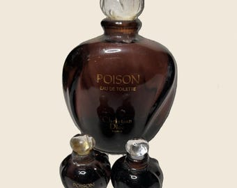 Vintage 90's Christian Dior Poison 1.7oz 50ml Eau De Toilette
