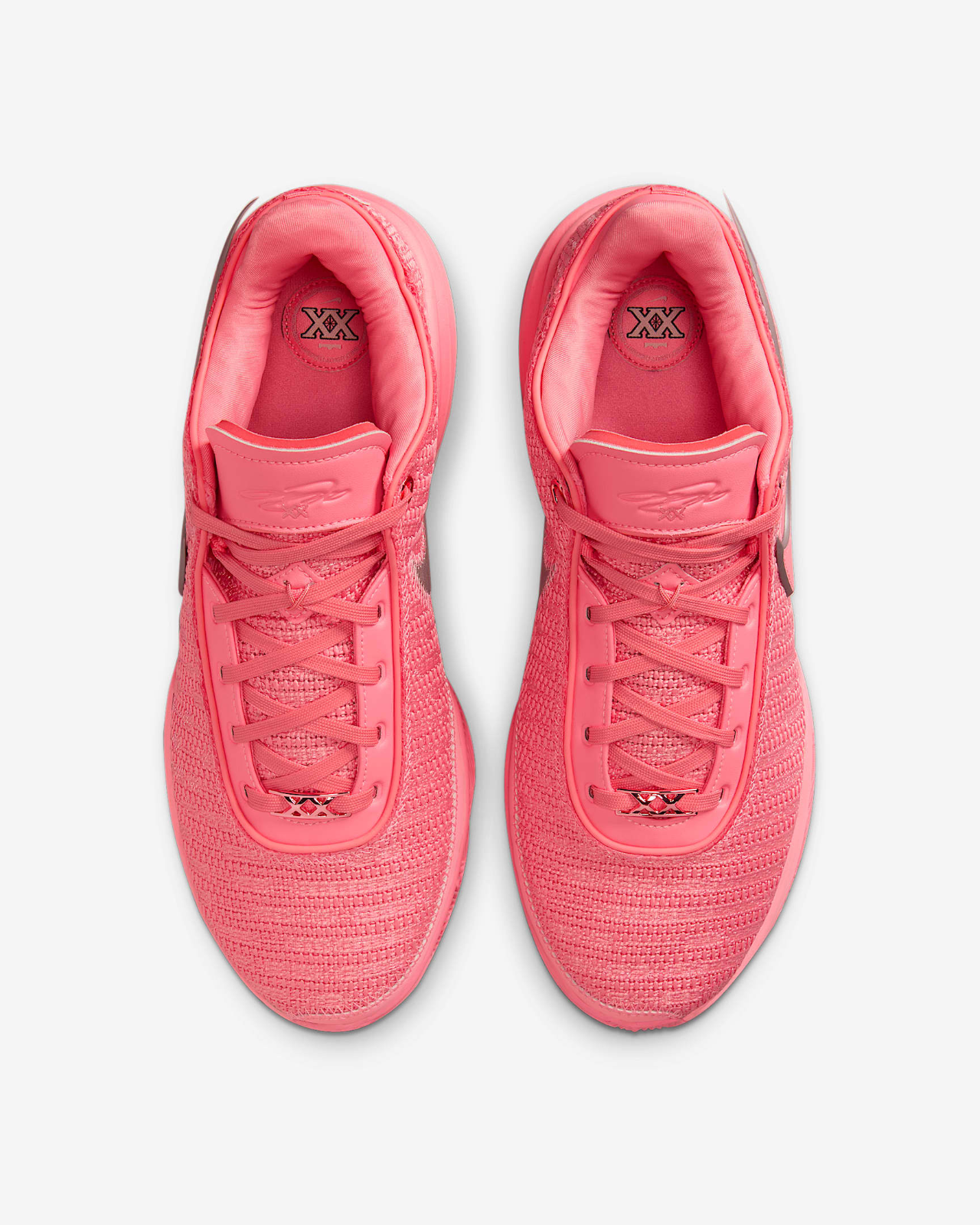 Nike LeBron 20 Pink Diamond Metallic Silver DJ5422-600 Men's Size