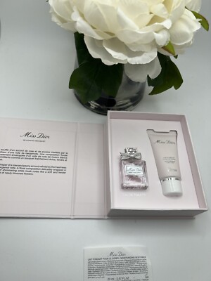 Dior Gift Set Miss Dior Blooming Bouquet .17oz Moisturizing Body