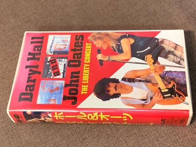 DARYL HALL & JOHN OATES The Liberty Concert JAPAN VHS VIDEO