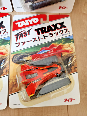 RARE Taiyo Tyco Fast Traxx Pull Back Motor Mini Car Lot of 4 NEW