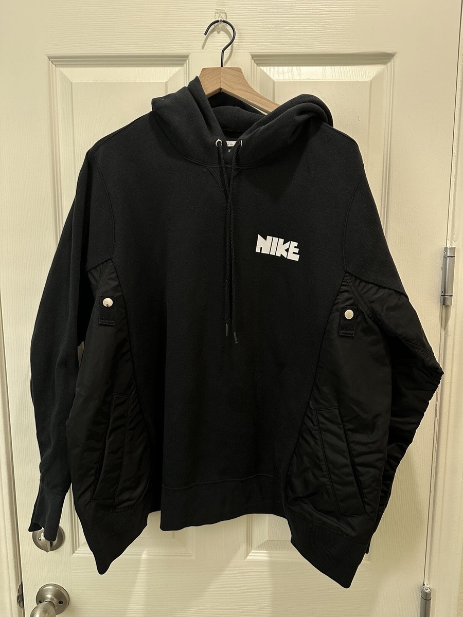 Nike x Sacai NRG Hoodie - XL - Extra Large CW2419-010 Lab Hoody