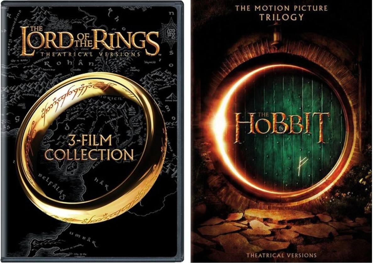 The Lord Of the Rings Trilogy & The Hobbit Trilogy (9 DVD SET, WS