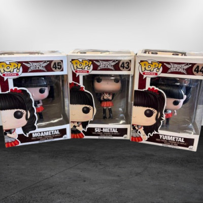 BabyMetal Funko Pop! Rocks Su-Metal Yuimetal Moametal Figure Set