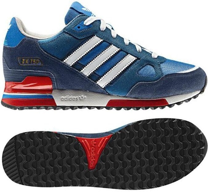 adidas Originals ZX 750 Men's Trainers - Bluebird/White - G96718