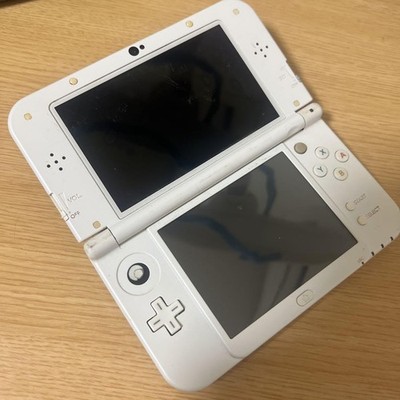 New Nintendo 3DS XL LL Pearl White Console only Tested Japan Free