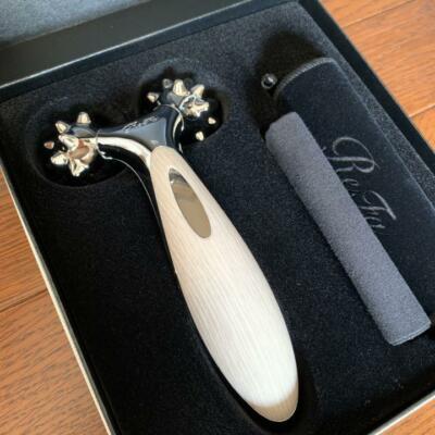 Refa リファ リズム RHYTHM ベージュウッド 美顔ローラー 木 Refa