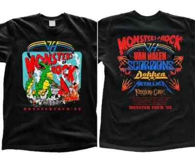 1988 Monsters Of Rock Tour Concert T-Shirt, Monsters Tour '88