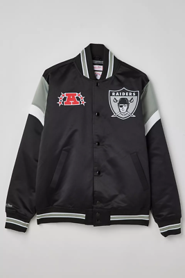 Mitchell & Ness Las Vegas Raiders NFL Heavyweight Satin Jacket