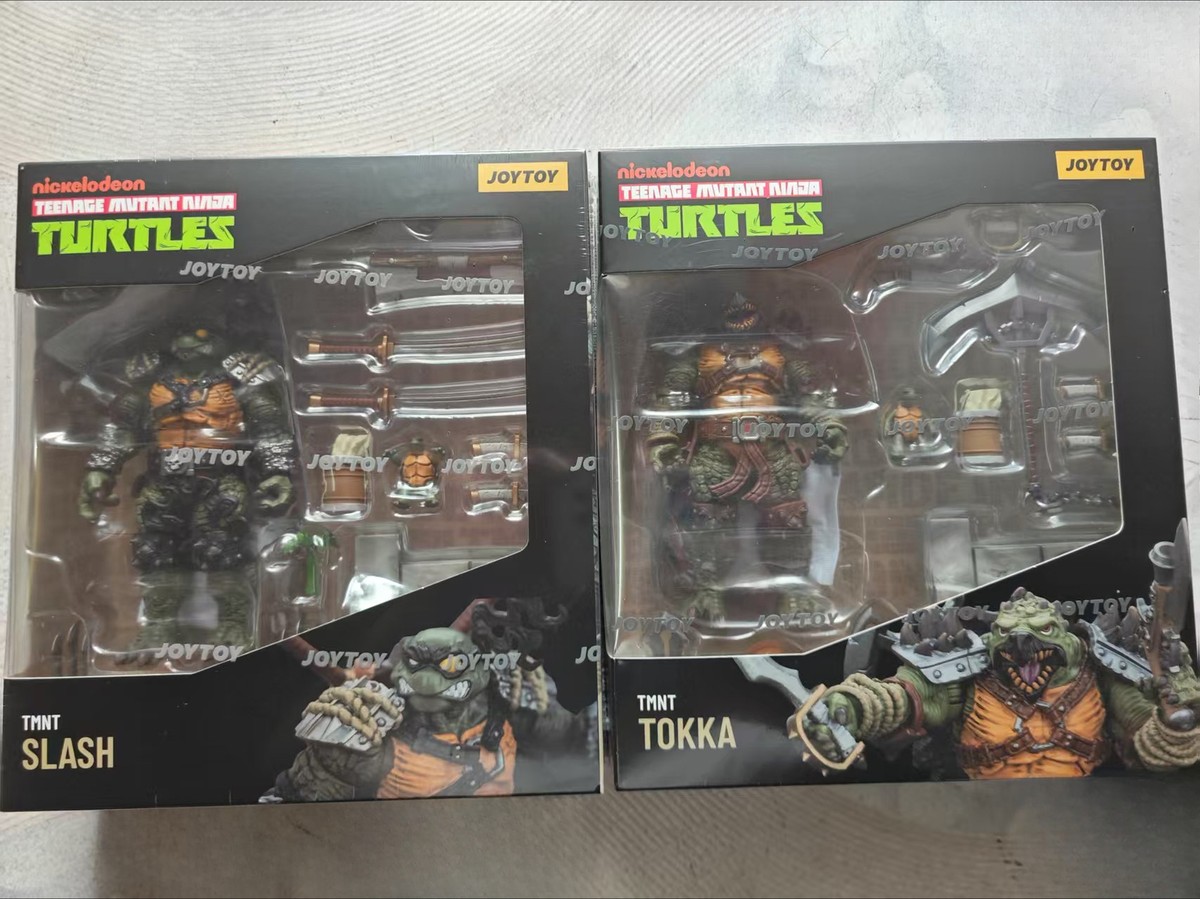 IN Stock JOYTOY TMNT Slash Tokka 1/18 Complete Model Action Figure