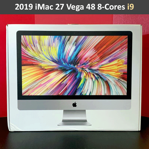 2019 iMac 27 5K| 3.6 GHz 8-Cores i9 | 2TB PCIe+2TB SSD | 64GB RAM