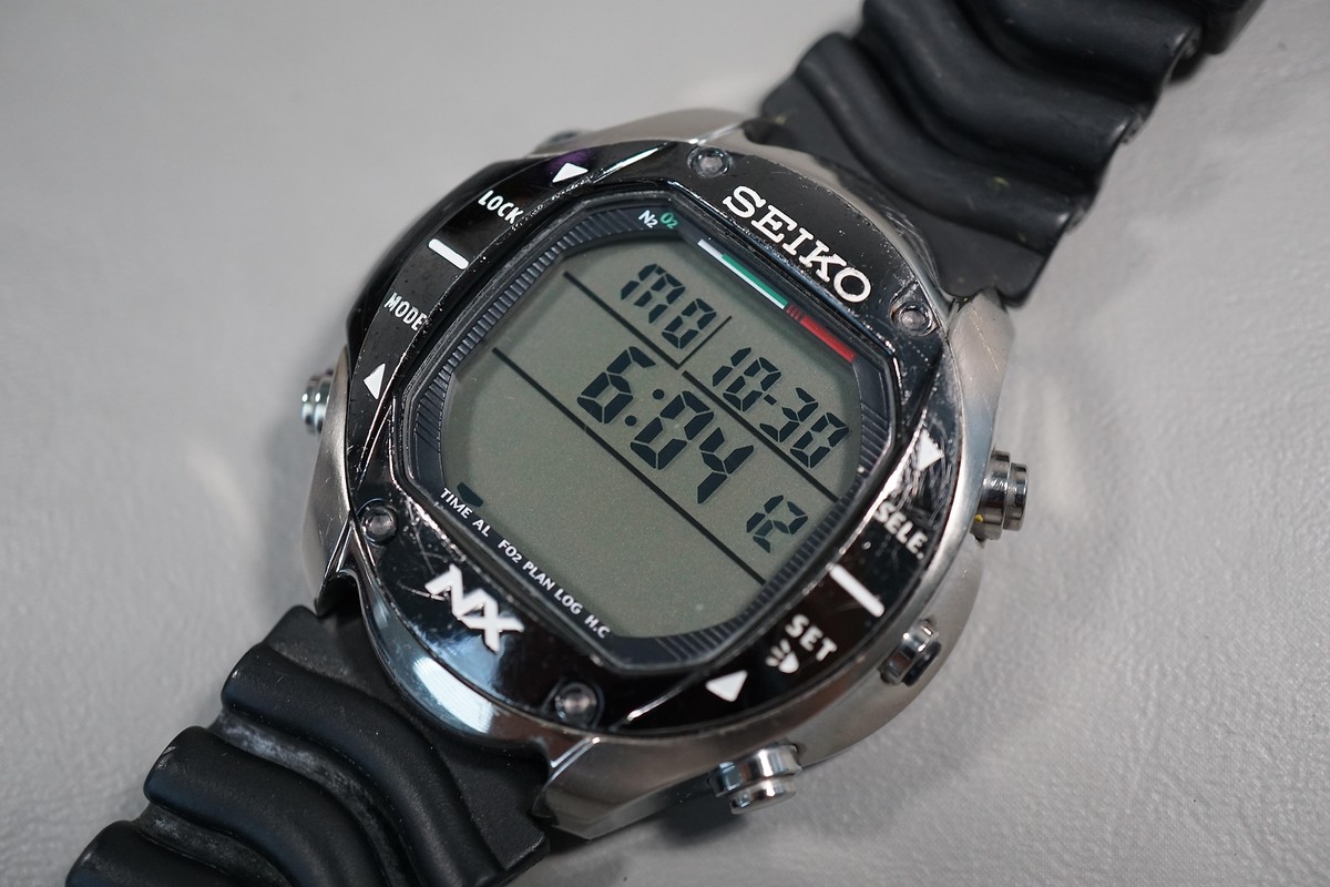 Seiko SBDK001 DH33 NX Marine Master Diving Computer Watch | eBay