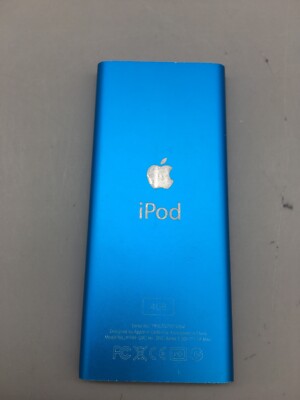 Apple iPod Nano 2nd Gen A1199 EMC 2115 4GB Blue 2006 MP3 Needs